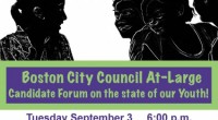 At-Large Council Candidates Youth Forum Tue. 9/3  